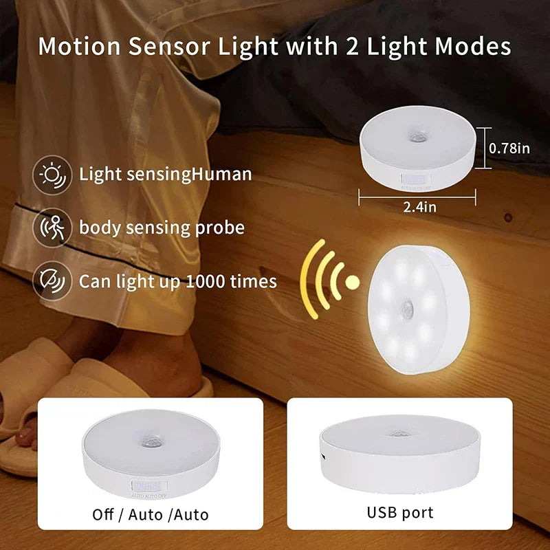 LED Night Light with Motion Sensor